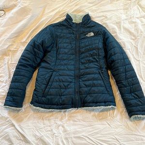 Girls double sided winter coat